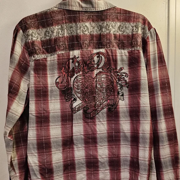 Harley Davison General Motor Clothing- long‎ Sleeve Shirt- Women,s Size 2XL - Picture 2 of 8